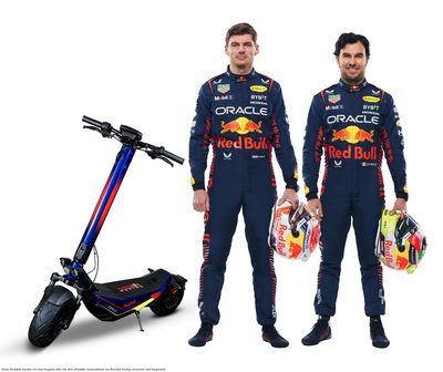 Die Bullen sind los: Das Top-Modell von Red Bull Racing E-Scooter ist jetzt erhältlich