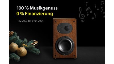 Mit Nubert entspannt in den Advent - 100% Musikgenuss, 0% Finanzierung!