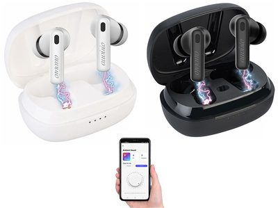 auvisio In-Ear-Stereo-Headset IHS-730.app mit ANC, Bluetooth