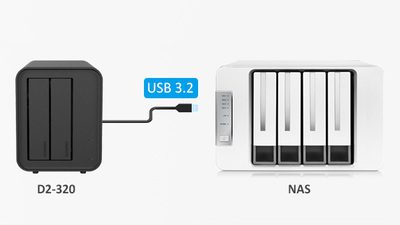 TerraMaster bringt 2-Bay D2-320 mit USB3.2 10 Gbit/s auf den Markt