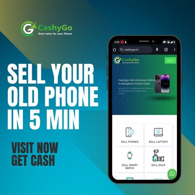 Cashygo Sell old phone Online  in bangalore Instant Cash