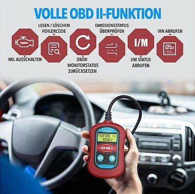 Lescars OBD2-Diagnosegerät OD-170